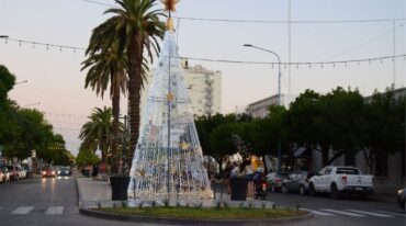 Inicio del bulevar Santa Fe por el oeste rafaelino. Mirador