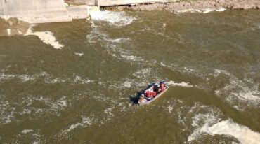 El cuerpo de un pescador apareció flotando sobre las aguas del río.