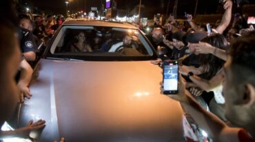 Así llegaba Lionel Messi y su familia a la fiesta privada