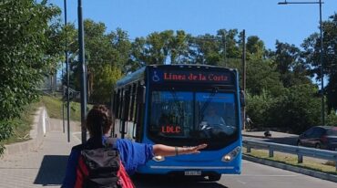 El mismo también transita el centro por los corredores rápidos