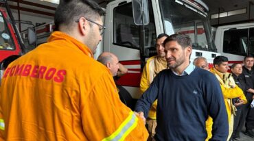 Tras visitar sectores de la localidad afectados por el temporal