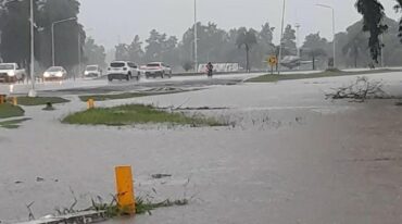 Por las intensas lluvias