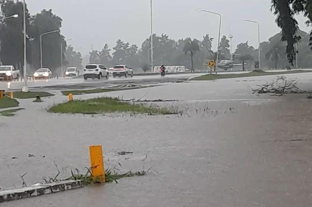 Por las intensas lluvias