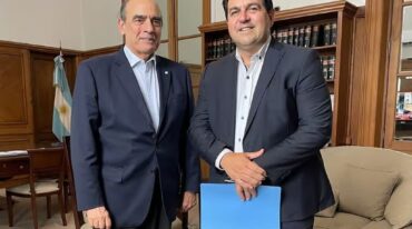 El intendente de Reconquista fue recibido por el Ministro del Interior. Gentileza
