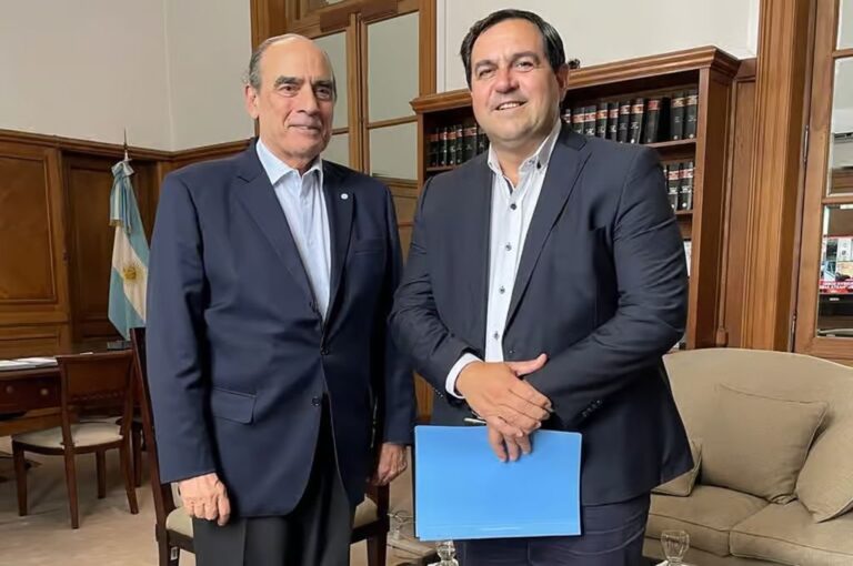 El intendente de Reconquista fue recibido por el Ministro del Interior. Gentileza