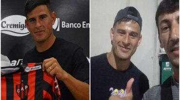 Diego Martínez junto a Franco en las afueras del Sanatorio paranaense.