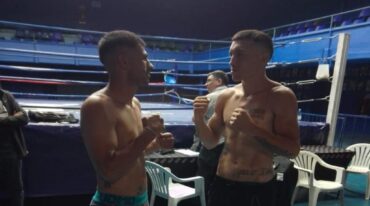 Ruiz y Argañaraz superaron el pesaje y están listos para combatir por el cinturón de la FAB.