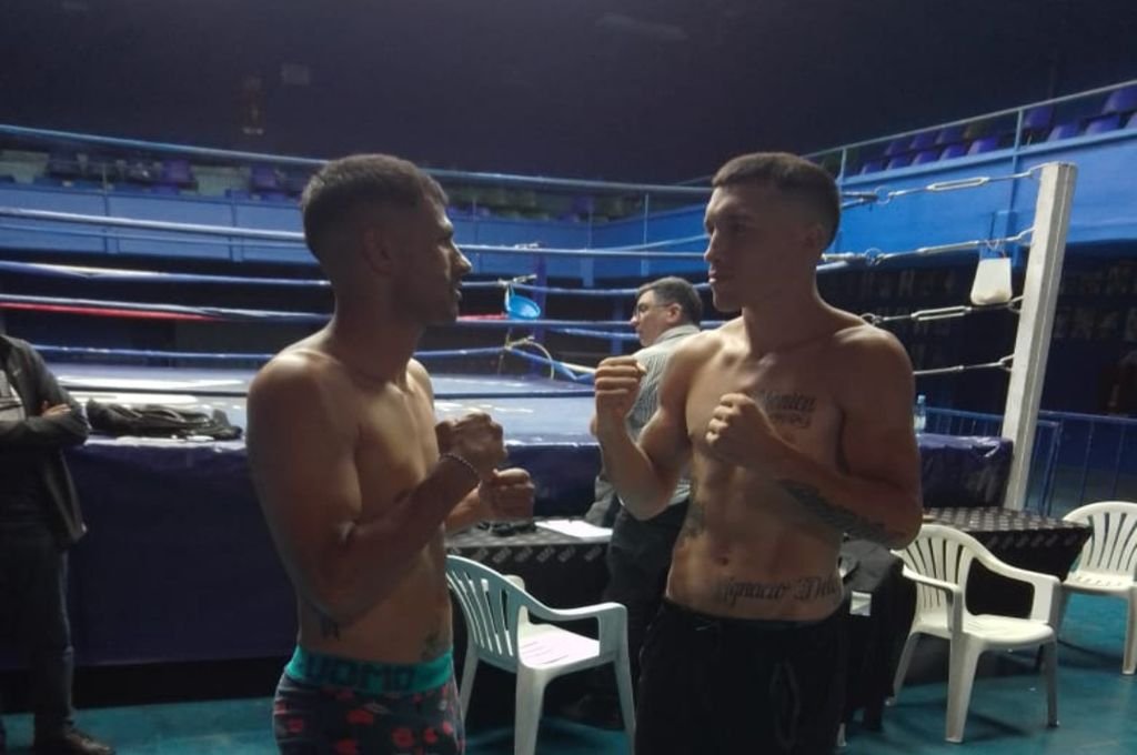 Ruiz y Argañaraz superaron el pesaje y están listos para combatir por el cinturón de la FAB.