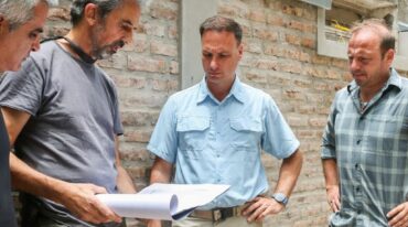 La recorrida contó con la presencia del director de Vivienda y Urbanismo (DPVyU)