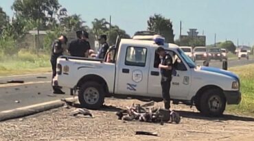El trágico accidente en ruta 12 se cobró la vida de un motociclista.