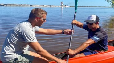 El olímpico y subcampeón mundial mostró mucha empatía con los cursantes paceños. Agrupación Esmeralda-La Paz