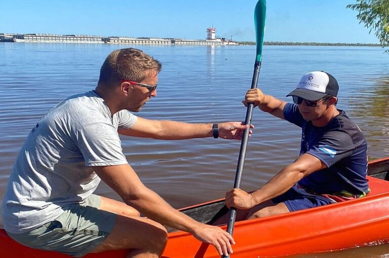 El olímpico y subcampeón mundial mostró mucha empatía con los cursantes paceños. Agrupación Esmeralda-La Paz