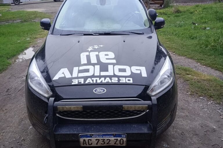 El patrullero que fue baleado por un hombre con aparentes problemas mentales. Foto: Unidad Regional XV.