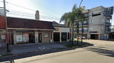 Otra vez Rosario es blanco de una amenaza. Google Street View