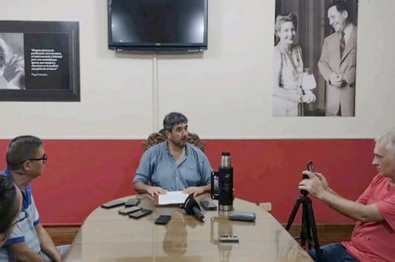 El intendente Fuertes