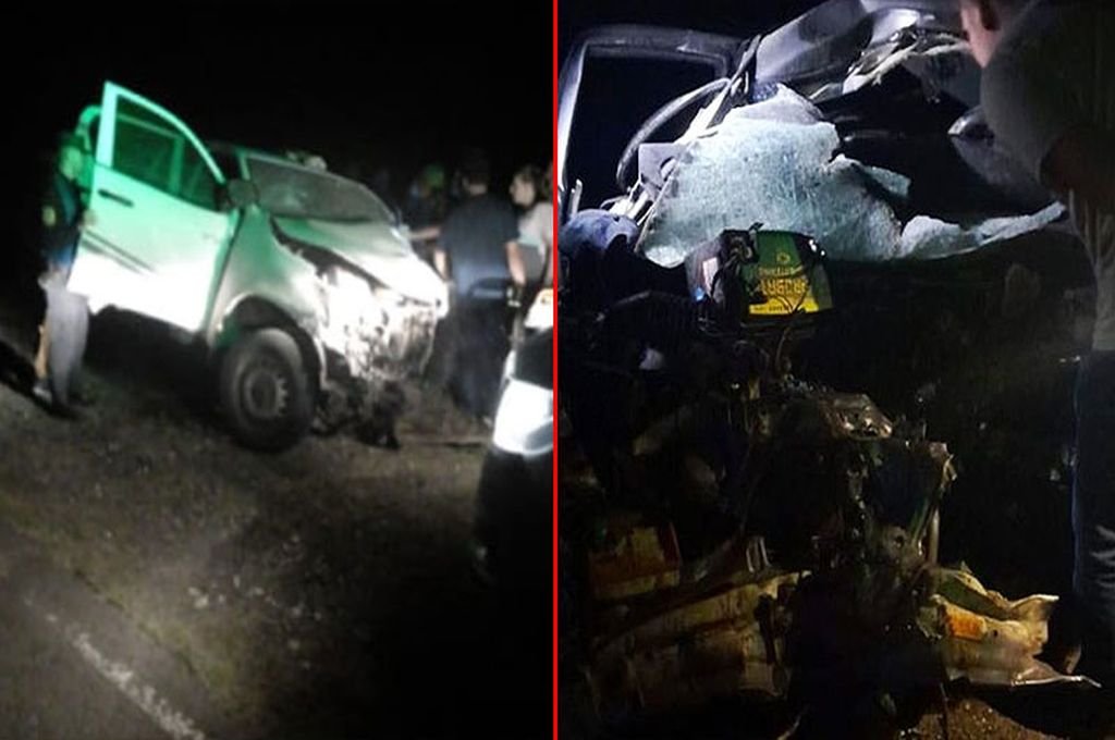 El fatal accidente sobre ruta 11 en la noche del domingo se cobró cuatro vidas.