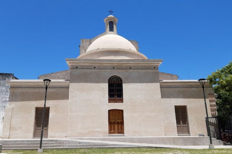 La construcción de la capilla fue iniciada en 1822