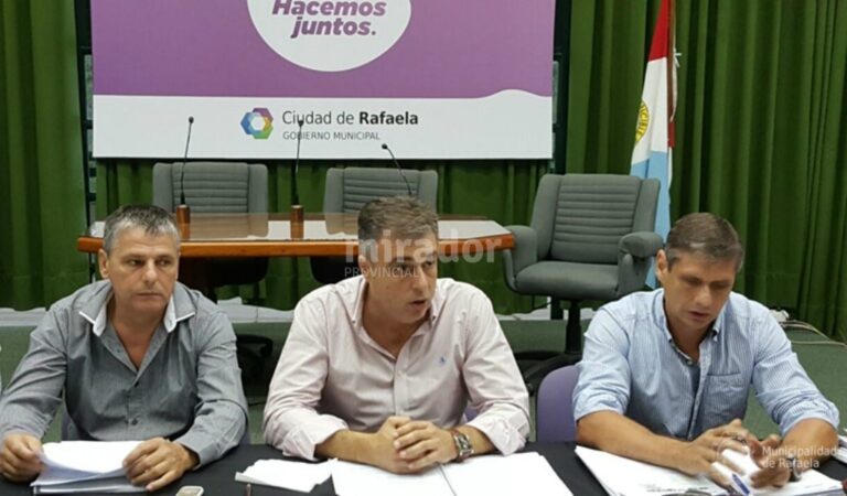 El intendente rafaelino propondrá tres temas a los concejales: las alertas de corto plazo en los eventos de concurrencia masiva