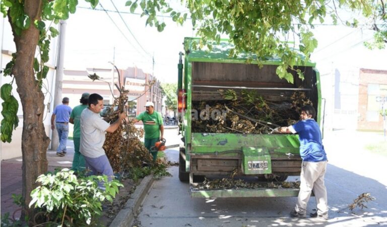 Una decena de cuadrillas trabajan esta semana en esa ciudad. Gentileza: Municipalidad de Rafaela.