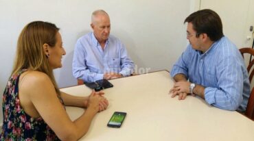 Lamberto buscar interceder para llegar a un tarifa diferencial para usuarios frecuentes del peaje sobre la ruta 33. Gentileza: Municipalidad de Casilda.