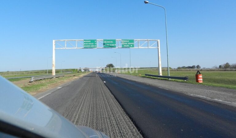 El primer tramo de la repavimentación se dará en a la altura de los puertos del Gran Rosario. Archivo/Néstor Fenoglio