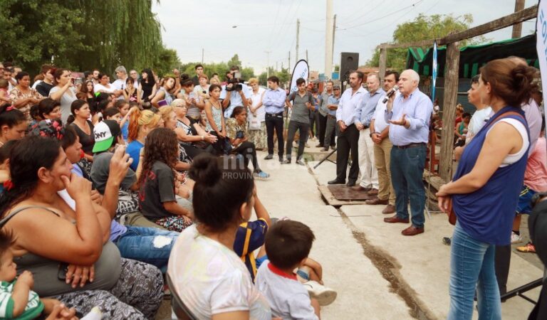 El plan integral de acceso justo al hábitat en barrio Cullen consiste en urbanizar el sector de 12 manzanas de extensión. Gentileza: Gobierno de Santa Fe.