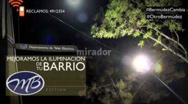 Las cuadrillas trabajarán de 6 a 24 en tres turnos de seis horas. Gentileza: Municipalidad de Capitán Bermúdez.