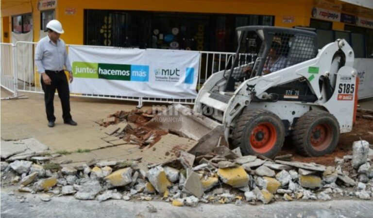 El detalle sobresaliente del proyecto es el cruce a nivel con adoquines. Gentileza: Municipalidad de Venado Tuerto.