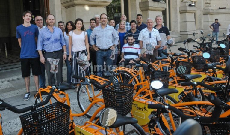 90 bicicletas nuevas se agregaron al sistema Subite a la Bici. Gentileza: Municipalidad de Santa Fe.