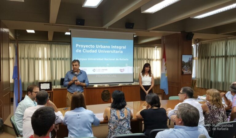 La propuesta engloba a las 10 hectáreas del campus y a su área circundante. Gentileza: Municipalidad de Rafaela.