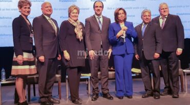 José Corral habló en el panel denominado 'Fortalecer resiliencia en ciudades'. Gentileza: Municipalidad de Santa Fe.
