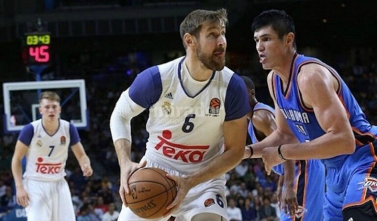 Vigente. Andrés Nocioni y su exitosa actualidad en el Real Madrid. Con 37 años