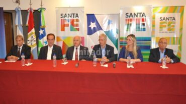 El gobernador Lifschitz estuvo en el Auditorio Municipal de Avellaneda en el anuncio de la obra. Gentileza: Gobierno de Santa Fe.