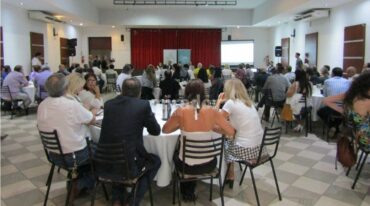 El intendente Cinalli consideró fundamental la consolidación del organismo del Gran Rosario a través de la ley de creación de áreas metropolitanas. Gentileza: prensa ECOM.