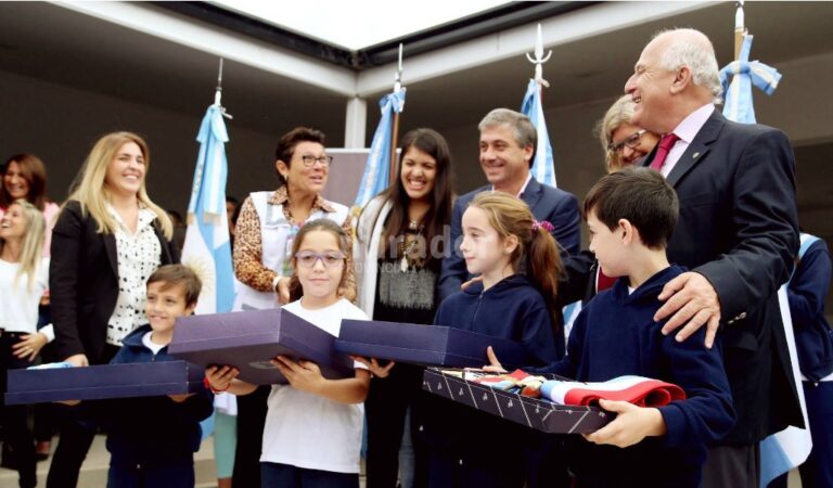 La escuela nueva está en el barrio Tierra de Sueños 3 en Roldán. Gentileza: Gobierno de Santa Fe.