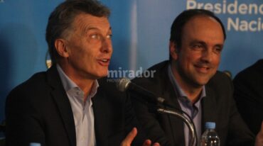 Macri. "La última vez que anduve por Santa Fe dije que (Corral) tenía un compromiso como intendente y que íbamos a hablar