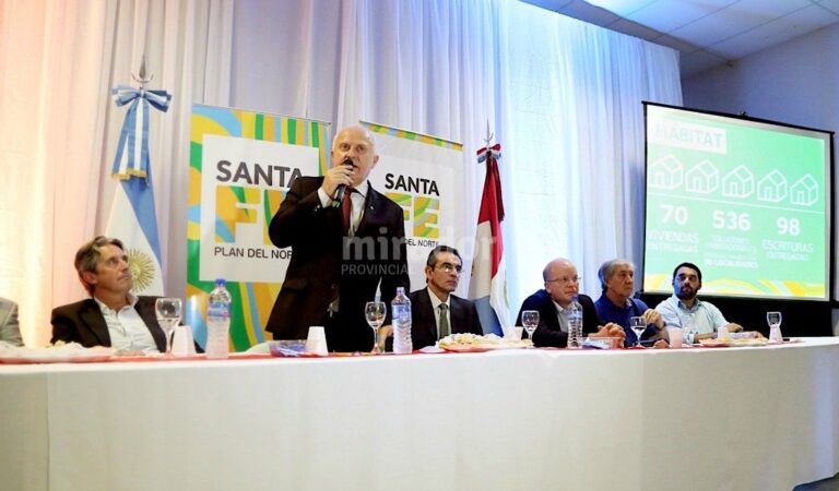 El Plan del Norte es un consistente programa del gobierno provincial que beneficia a los tres departamentos del extremo norte de la provincia. Archivo.