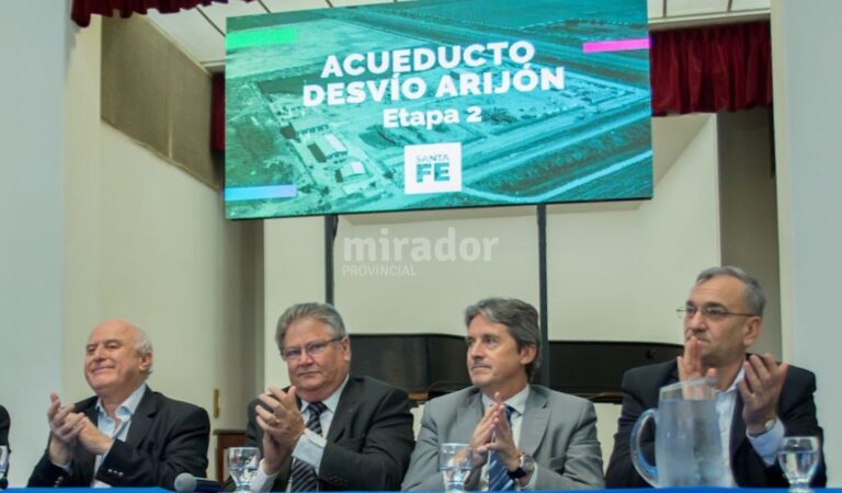 La Provincia recibió la aprobación del crédito solicitado al Fondo de Abu Dabi para el Desarrollo (ADFD). Gentileza: prensa Gobierno de Santa Fe.