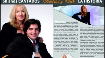 Bárbara se presenta junto a su hijo Julián el sábado por la noche. Gentileza: prensa Municipalidad de Casilda.
