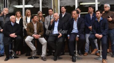 Lifschitz estuvo presente en la apertura de sobres del primero de los tres tramos. Gentileza: prensa Gobierno de Santa Fe.