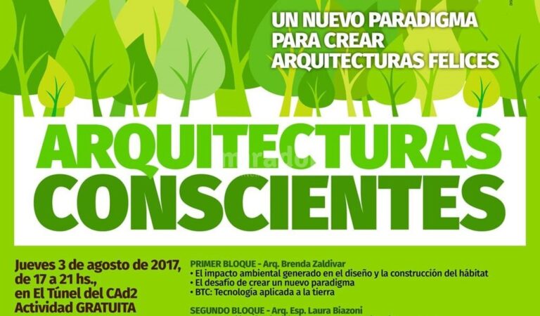La bio-arquitectura será el tema a abordar. Gentileza: prensa Press Group.