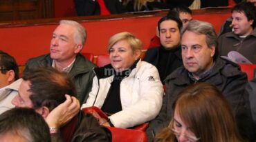 La máxima mandataria de Cañada de Gómez asistió a la presentación de la propuesta del Estado provincial. Gentileza: prensa Municipalidad de Cañada de Gómez.