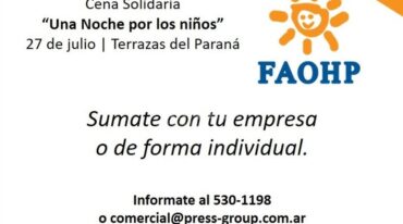 El evento está programado para la noche del jueves 27. Gentileza: prensa Press Group.