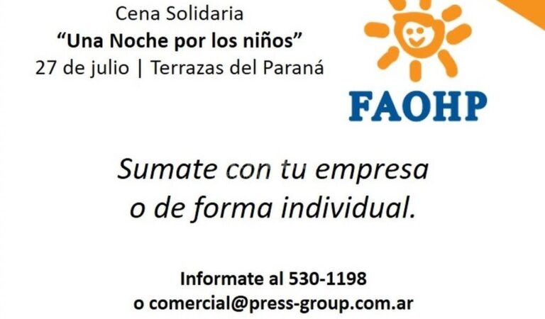 El evento está programado para la noche del jueves 27. Gentileza: prensa Press Group.