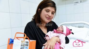 Marilyn nació el lunes 24 y pesó 3