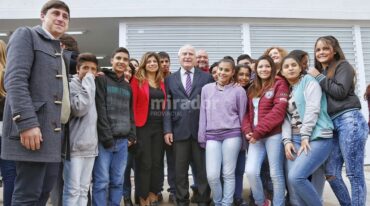 La escuela es asistida por el Estado provincial en cuanto a mejoras. Gentileza: prensa Gobierno de Santa Fe.