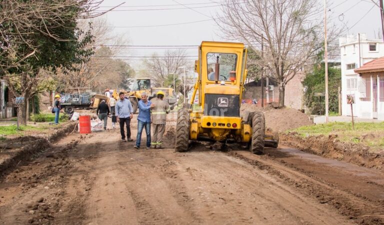 Las obras arrancaron a principios de este mes. Gentileza: prensa Municipio de Villa Constitución.