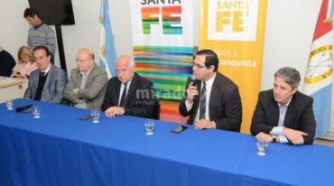 La firma ICA SRL fue la única oferente para la realización de la obra que tiene un presupuesto oficial de unos 17 millones de pesos. Gentileza: prensa Municipalidad de Reconquista.