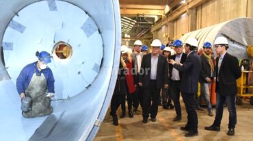 Bauducco produce equipos para la industria láctea y de la alimentación. Gentileza: prensa Gobierno de Santa Fe.