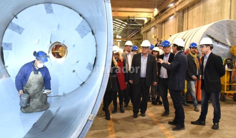 Bauducco produce equipos para la industria láctea y de la alimentación. Gentileza: prensa Gobierno de Santa Fe.